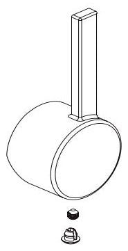 Delta Mandolin RP76697BL Metal Lever Handle Kit