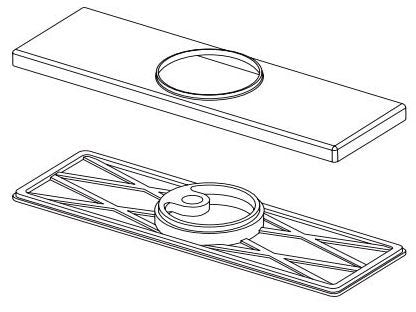 Delta Mandolin RP76702BL Escutcheon