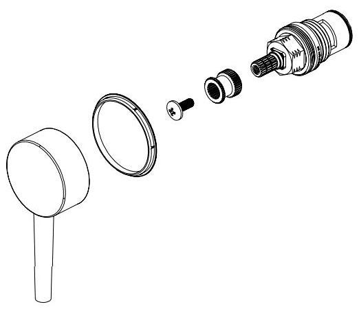 Delta RP76953CZ Handle and Valve Cartridge