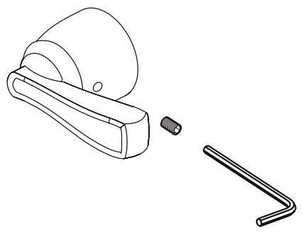 Delta Olmsted RP77034SS Metal Lever Handle Kit - Tub & Shower