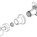 Brizo Siderna RP77095BL Wall Mount Assembly
