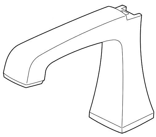 Delta Ashlyn RP77421BL Spout Assembly - Widespread Bathroom - 1.2 GPM