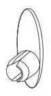 Delta Ashlyn RP77457BL Button - Lift Rod Hole