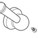 Brizo Artesso RP77550BL Handle, Set Screw & Button