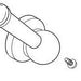 Brizo Artesso RP77550GL Handle, Screw and Button