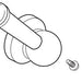 Brizo Artesso RP77550SS Handle, Screw and Button