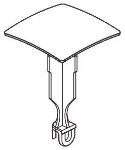 Delta RP77715 Square Stopper Assembly - Pop-Up