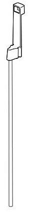 Delta Compel RP78257SS Lift Rod & Slider - 1H Bathroom