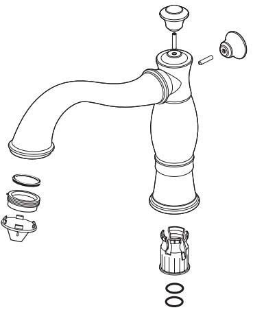 Delta Cassidy RP78288 Spout - Traditional Floor Mount Tub Filler