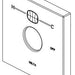 Delta RP78577RB Escutcheon - Angular Modern Temp2O
