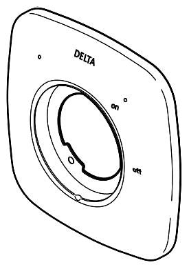 Delta Modern RP78721BL 17 Series Escutcheon
