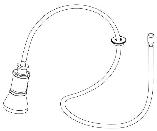 Brizo Artesso RP78891SS Articulating Hose & Sprayer Assembly