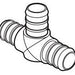 Delta RP78939 Tee - Roman Tub Rough PX