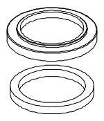 Delta Keele RP81006PC Single Hole Escutcheon and Gasket