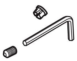Brizo Rook RP81078GL Allen Wrench, Set Screw & Button