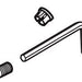 Brizo Rook RP81078GL Allen Wrench, Set Screw & Button