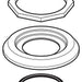Brizo Rook RP81082GL Base, Accent Ring & Gasket Base