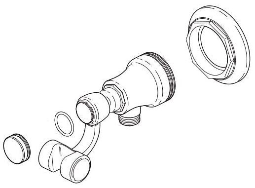 Brizo Rook RP81158GL RP Wall Mount