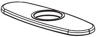 Peerless Precept RP82298BN 3-Hole Escutcheon Plate