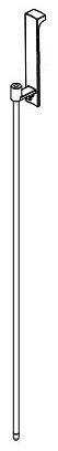 Delta Zura RP84835SS Lift Rod & Slider - Widespread Bathroom
