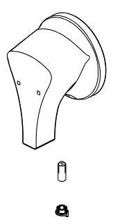 Delta Zura RP84841CZ 17 Series Handle Assembly - Temp
