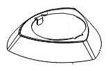 Delta Zura RP84843BL Handle Base - Widespread