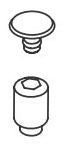 Delta Cassidy RP84929 Set Screw & Button - Volume Control Handle - T27T Series