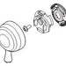 Delta RP84934PN Temperature Knob & Cover - T17 Integrated Diverter