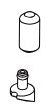 Delta RP84972BL Set Screw & Button - Integrated Series