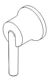 Delta RP84975BL Metal Lever Handle - T24
