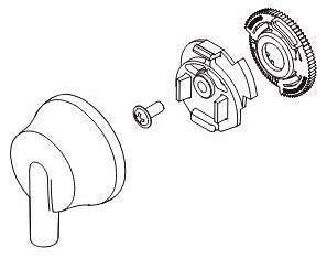 Delta RP84978BL Temperature Knob & Cover - T17 Integrated Diverter