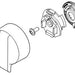 Delta RP84986PN Temperature Knob & Cover - T17 Integrated Diverter