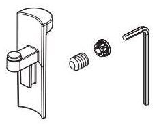 Brizo Litze RP90077GL Lift Rod, Finial, Set Screw, Button, Wrench - Roman Tub
