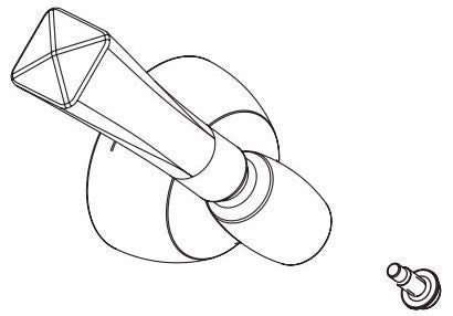 Delta Foundry RP90199BL Handle and screw