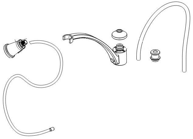 Delta Foundry RP90284BL Spout Arm Assembly