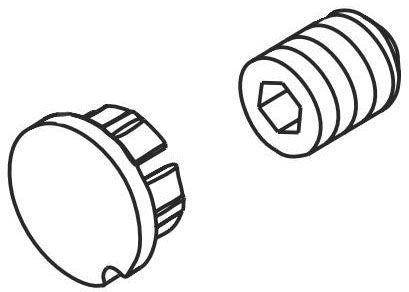 Brizo Litze RP90418NK Set Screw and Button