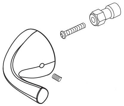 Delta Foundations RP90845 Metal Lever Handle - Tub & Shower