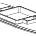 Delta Kahlo RP91170BL Escutcheon and Baseplate
