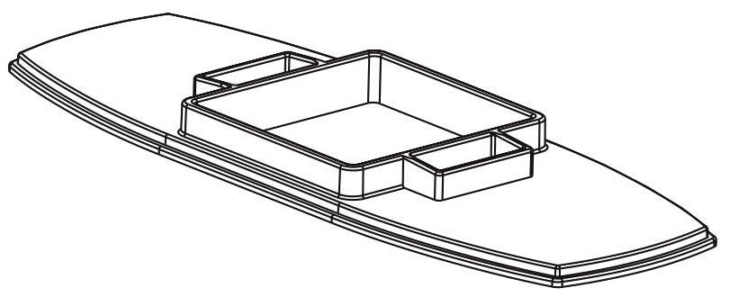 Delta Kahlo RP91170BL Escutcheon and Baseplate