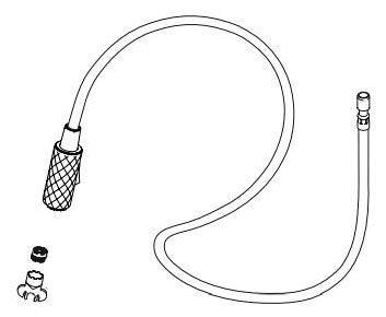 Brizo Litze RP91785SS Hose & Sprayer Assembly