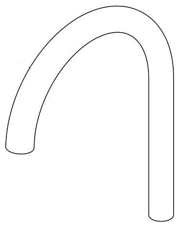 Brizo Litze RP91789PC Arc Spout Assembly