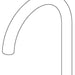 Brizo Litze RP91789PC Arc Spout Assembly