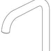 Brizo Litze RP91790MW Square Spout Assembly