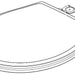 Delta Turner RP92085WH Round Front Seat Assembly