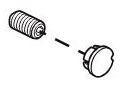 Brizo RP92512NK Set Screw and Button