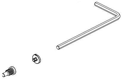 Delta Pivotal RP92592KS Screw, Button and Allen Wrench