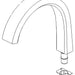 Delta Pivotal RP92602BL Kitchen Spout Assembly, Magnet & Retainer