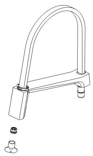 Delta Pivotal RP92603KS Spout Assembly - Ribbon
