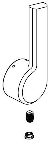 Delta Pivotal RP93282 Handle, Set Screw and Button