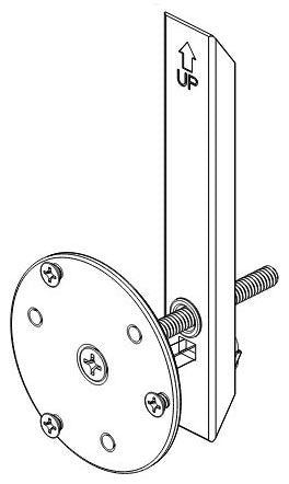 Brizo RP93475 Grab Bar Wall Anchor